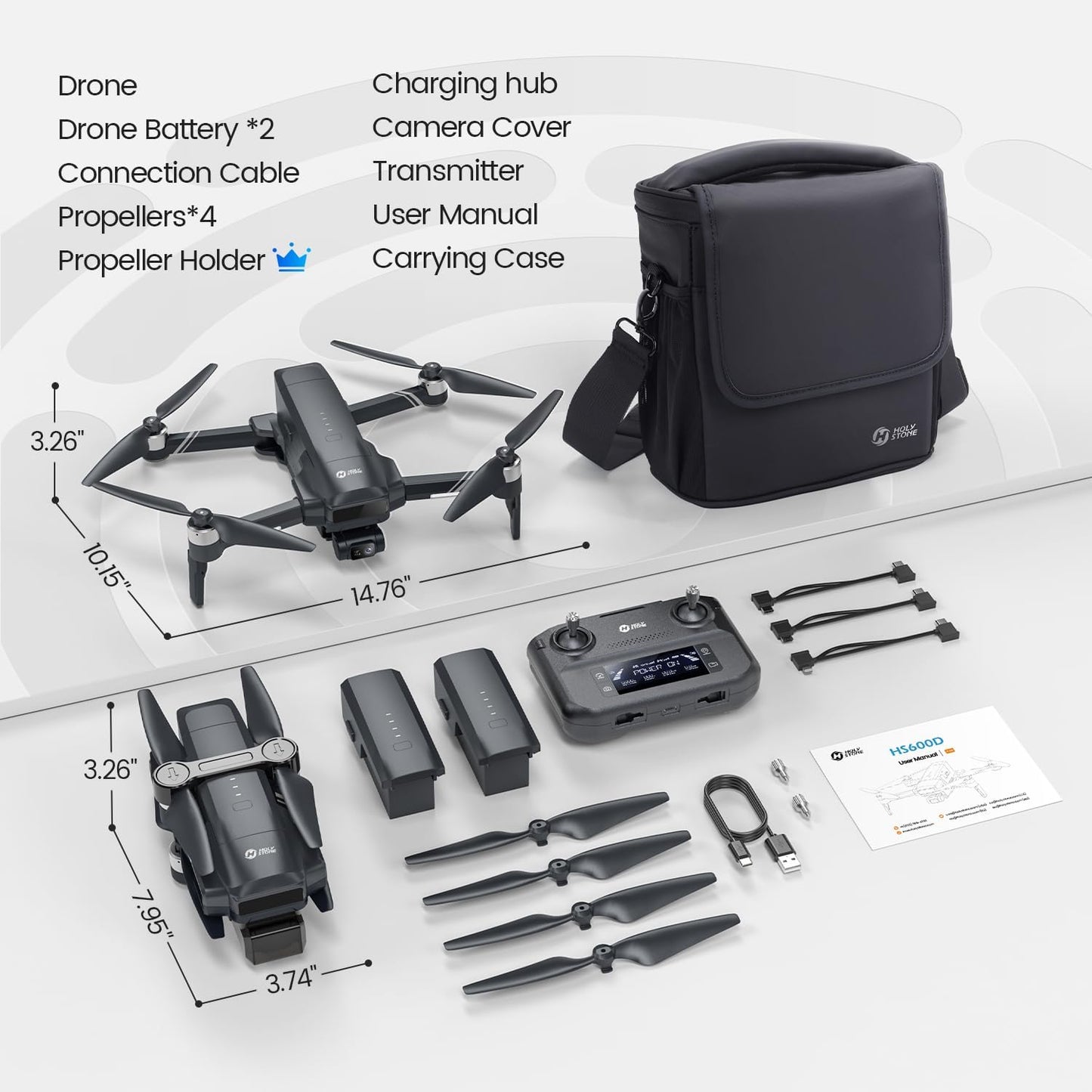 HS600D GPS BRUSHLESS CAMERA DRONE