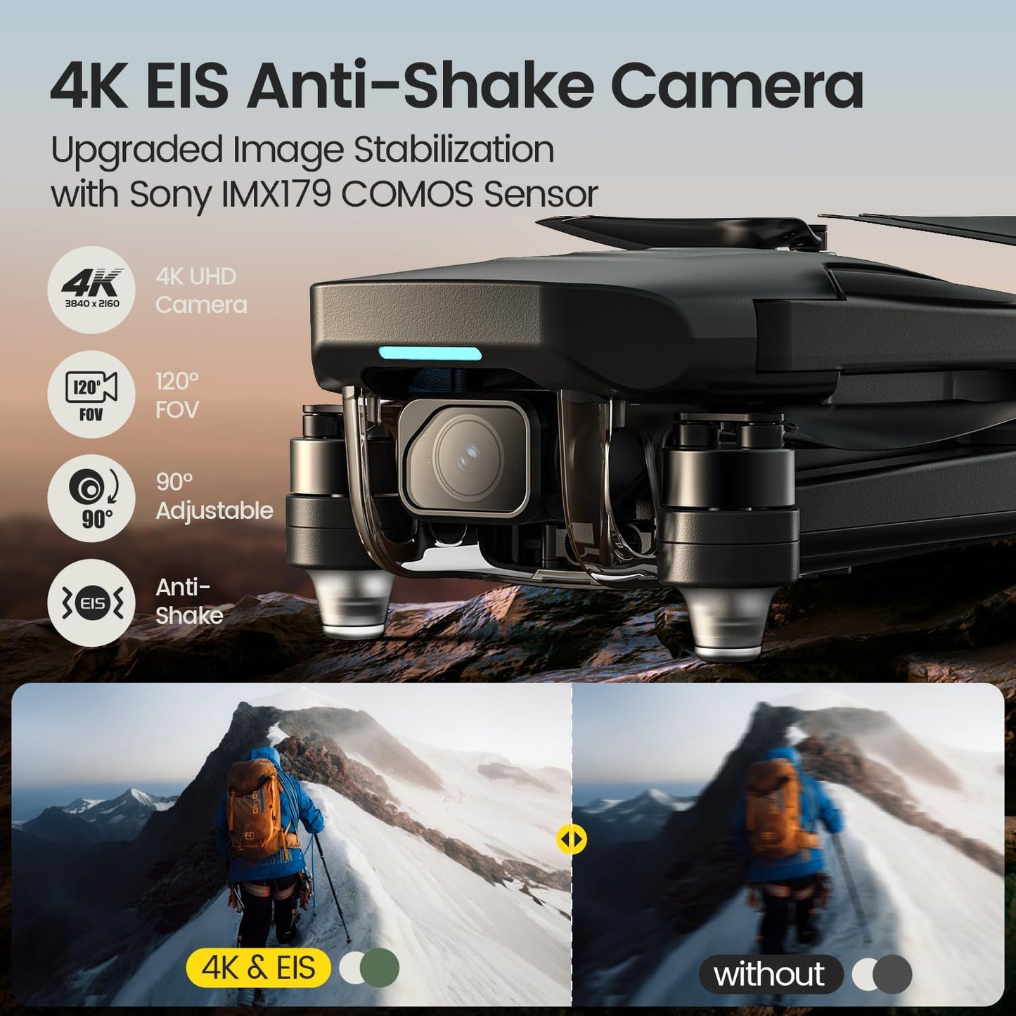 HS175G mini folding camera drone Holy Stone