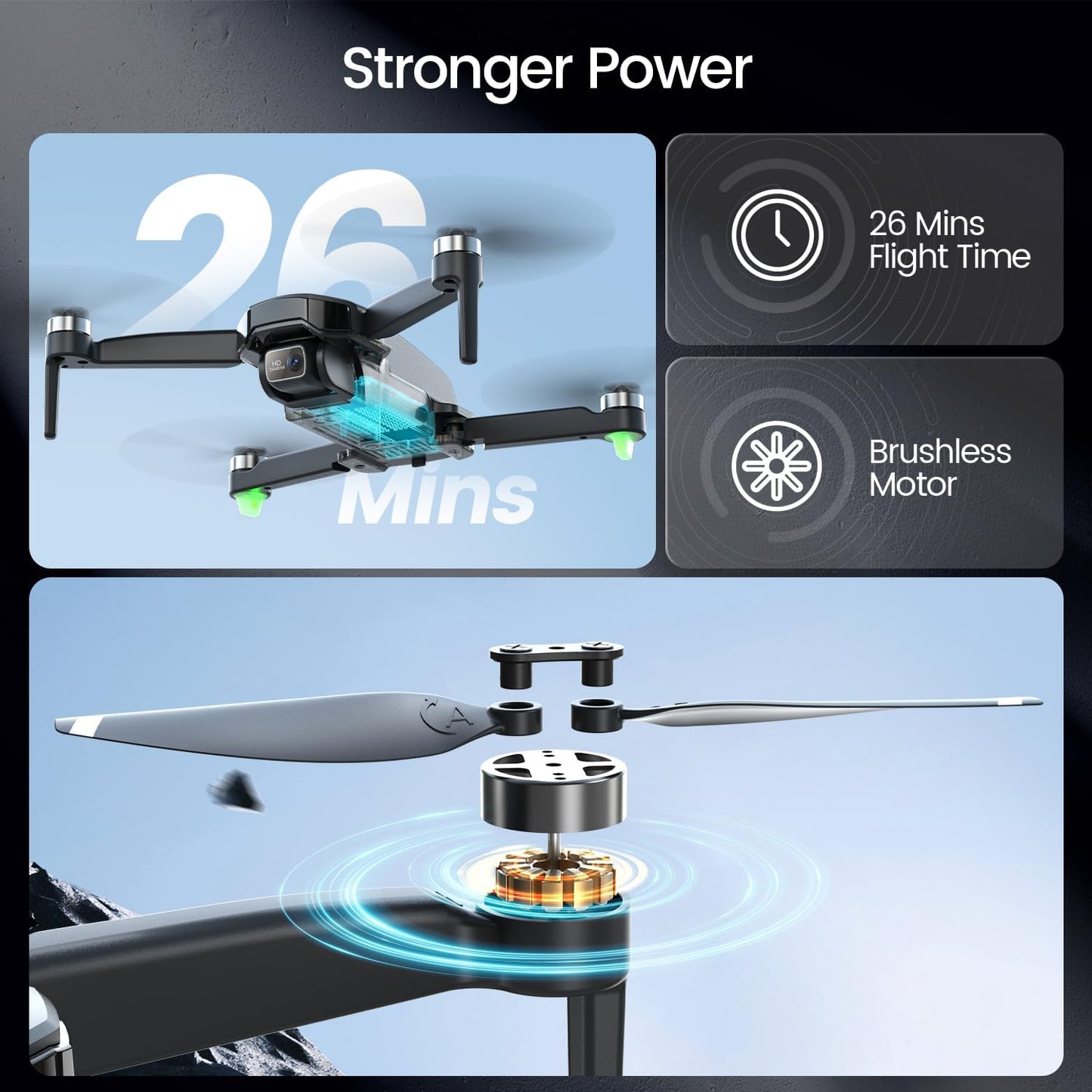 HS460 GPS BRUSHLESS MOTOR CAMERA DRONE