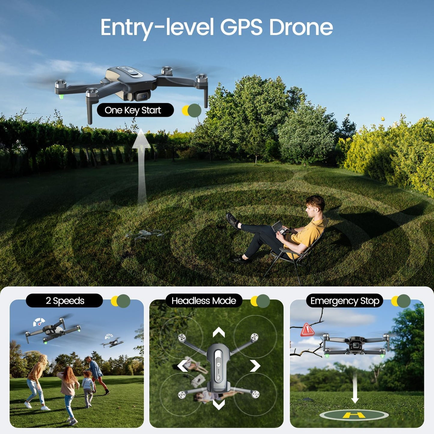 HS460 GPS BRUSHLESS MOTOR CAMERA DRONE