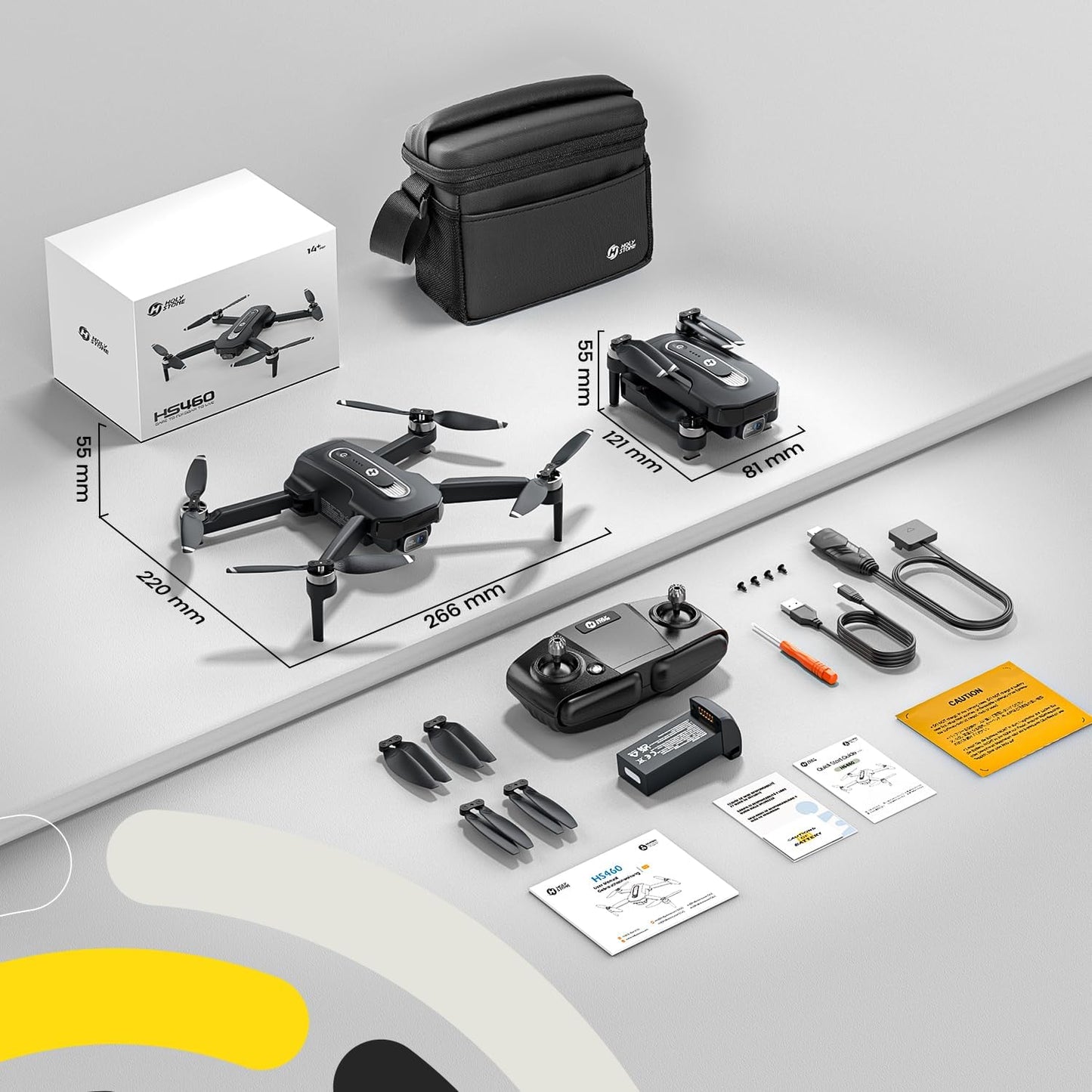 HS460 GPS BRUSHLESS MOTOR CAMERA DRONE