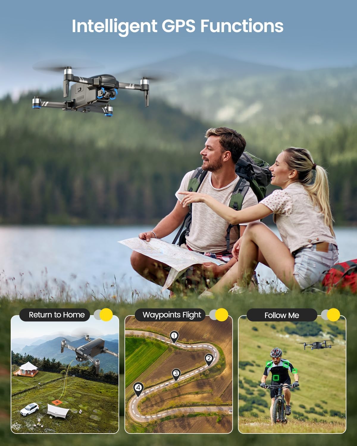 HS600 GPS BRUSHLESS CAMERA DRONE Holy Stone