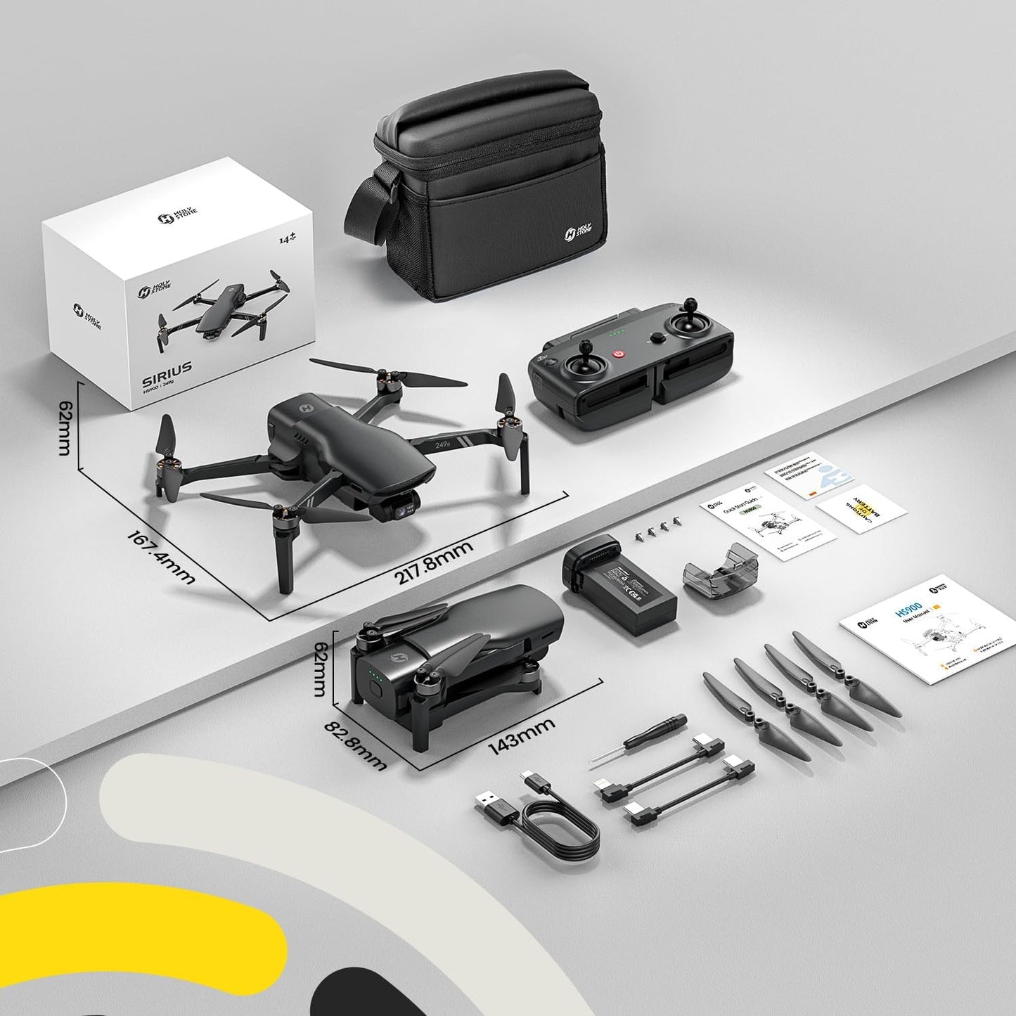 HS900 Holy Stone GPS 3 AXIS GIMBAL